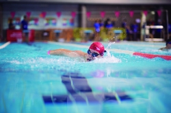La competició de natació de l'Special Olympics