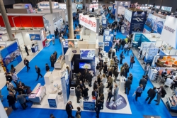 Estand de Mercabarna i el Gremi de Majoristes del Mercat Central del Peix a la fira Seafood de 2013